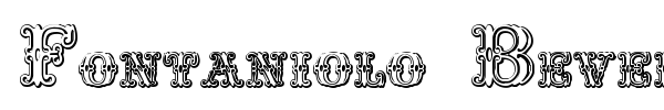 Fontaniolo Beveled font preview